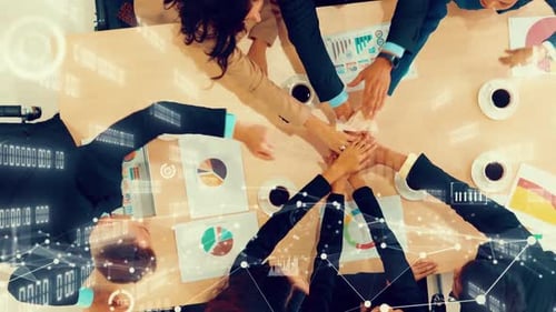 Creative Visual of Business People in the Corporate Staff Meeting