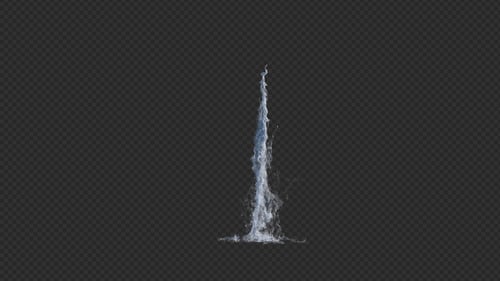 Particle Fluid Water Bomb Explosion