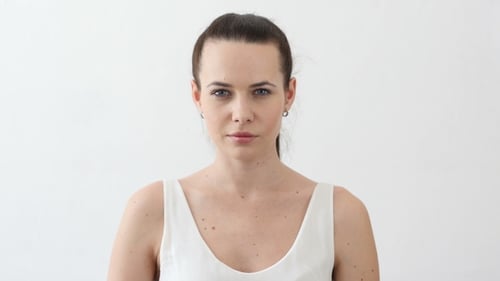 Woman Smiling Portrait Close Up