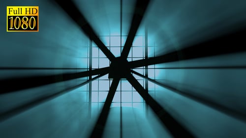 Geometric Spinning Light Rays Tunnel Background Loop