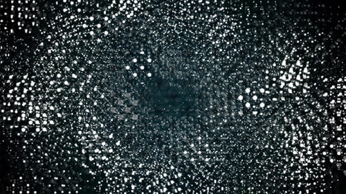 Dynamic Glittering Particle Grid Flowing Background Animation