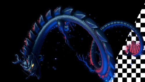 Flying Chinese Dragon VJ Loop V1