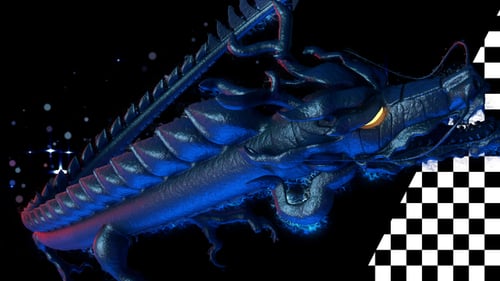 Flying Chinese Dragon VJ Loop V2