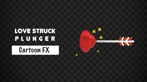 Cartoon Love Struck Plunger FX