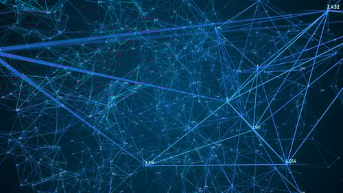 Digital Data Network Abstract Background