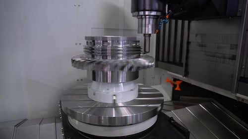 Metalworking CNC Milling Machine.