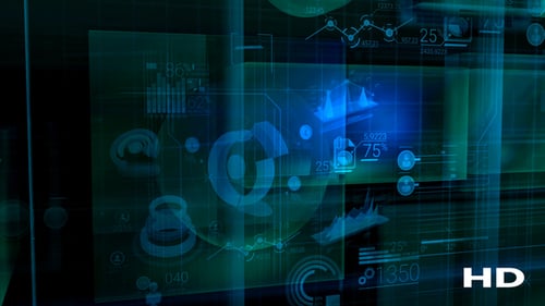 Holographic Corporate Infographics