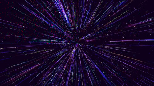 Color Rays from the Center