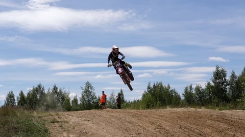 10 juin 2018 Fédération de Russie, Bryansk Region, Ivot - Sports extrêmes, Cross Motocross