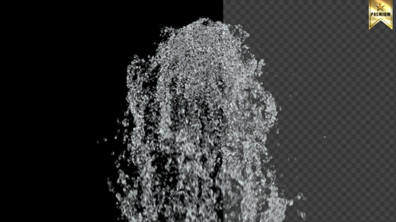 Dynamic Realistic Waterfall Alpha Channel Animation, Elements Motion ...