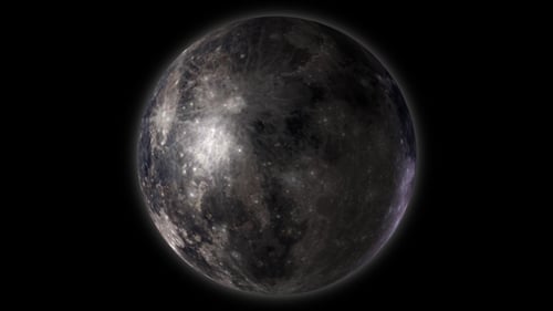 Realistic Rotating Dark Planet in Deep Space