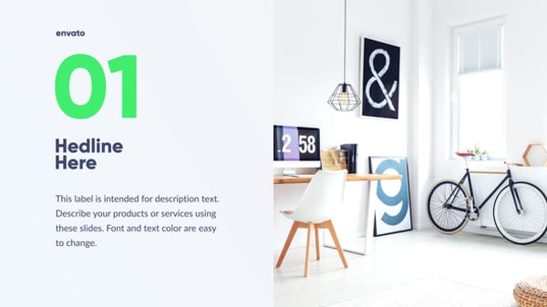 Minimal Presentation, Video Displays ft. business & company - Envato