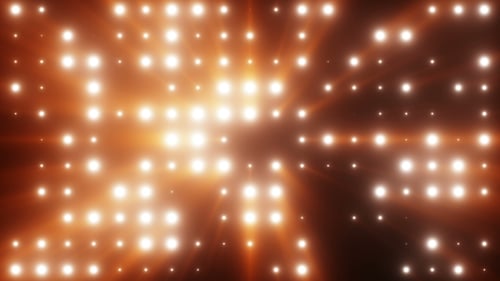 Bright Stage Lights Flashing VJ Loop Background