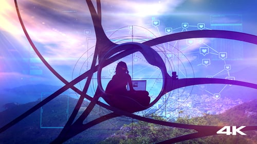 Science-Fiction-Blogger inmitten der Natur, Social Infografiken