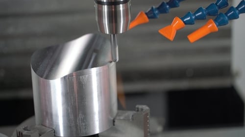Fraiseuse CNC pour le travail des métaux.