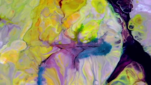 Abstract Colour Arty Paint Background Texture