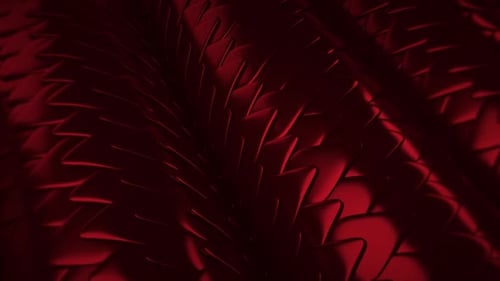 Rolling 3d Patterns Abstract Red Background