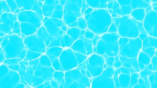 Seamless Loop of Blue Water Surface Ripple Reflection