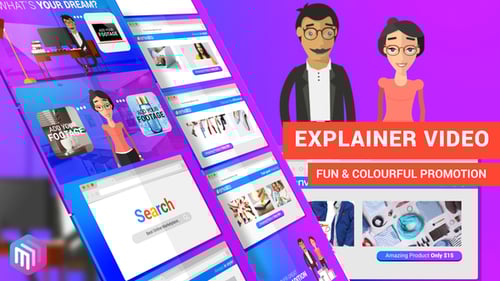 Animated Online Shopping Explainer Video in Flat Design