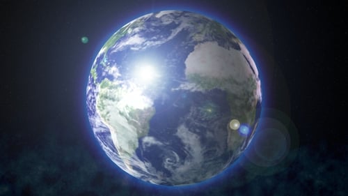 Erde im Weltraum