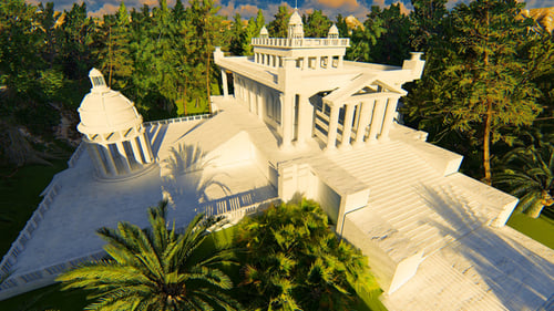 Templo durante el día