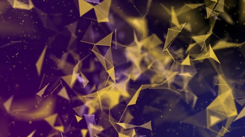 Abstract Technology Plexus Network Background Loop