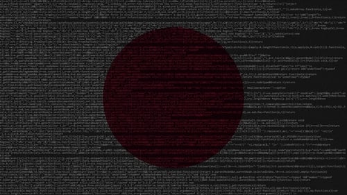 Source Code and Flag of Japan