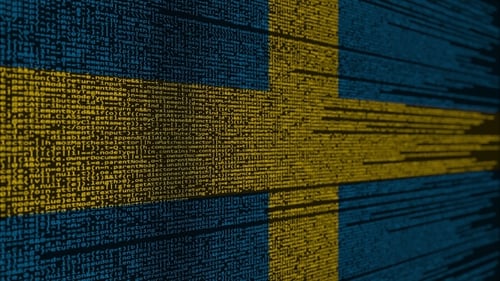 Program Code and Flag of Sweden