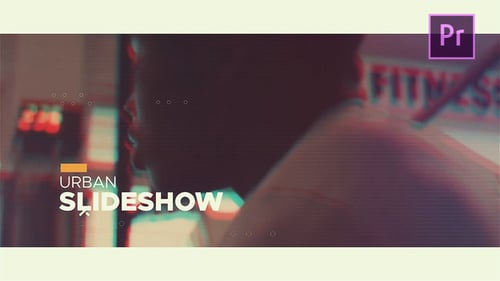 Dynamic Glitch Opener for Sport and Fitness Videos