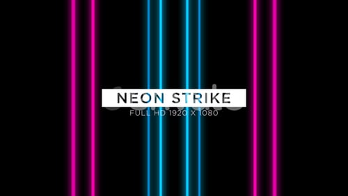 Dynamic Neon Line Patterns Animated Background