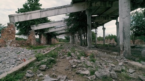 In verlassener Farm