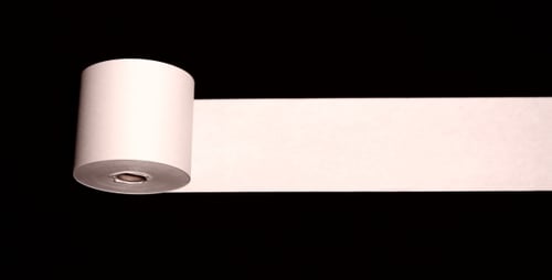 Rollenpapier Unteres Drittel