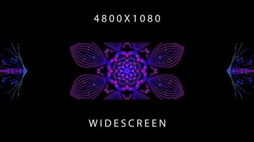 Neon Flower Widescreen