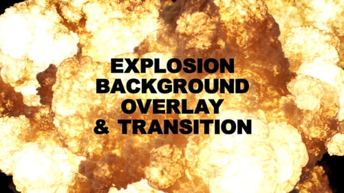 Explosions-Hintergrund & Overlay