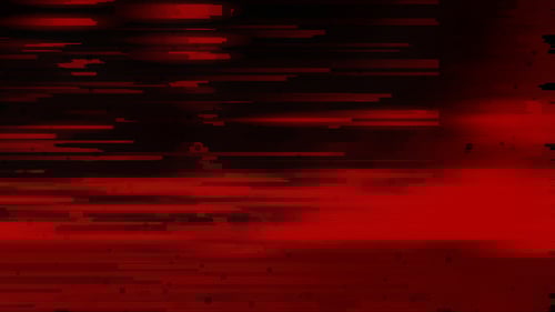 Abstract Red Glitch Digital Scanline Background Loop