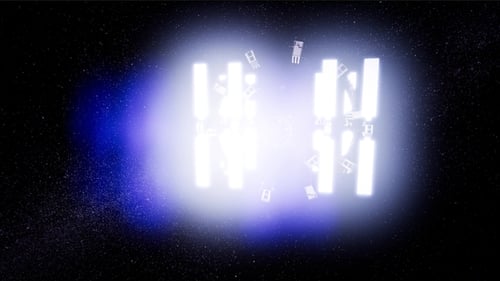 Nave espacial viajando pelo universo