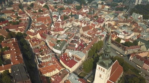Aerial View of Tallinn