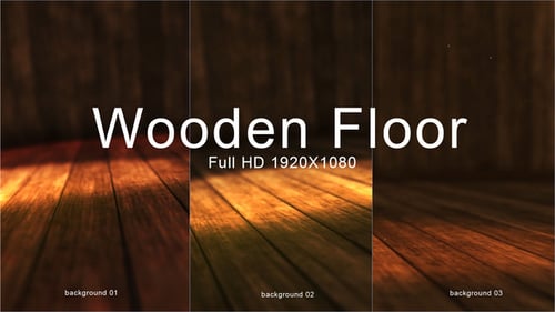 Dynamic Light Rays on Rustic Wooden Stage Background