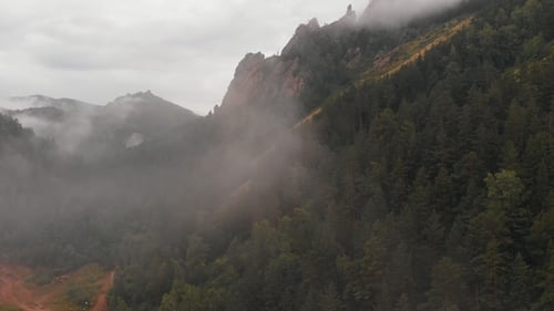 Fog Among the Mountain Peaks