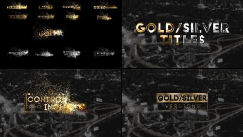 Golden Titles for Premiere Pro & After Effects