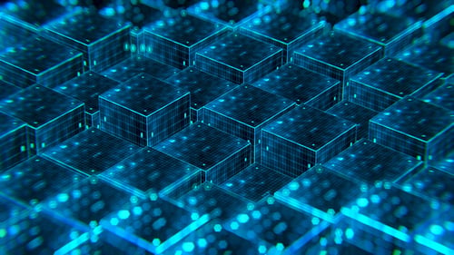 Abstract Digital Background Particles