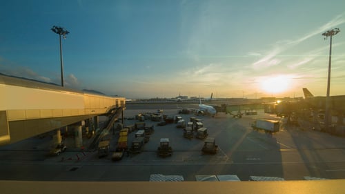 Betrieb am Flughafen