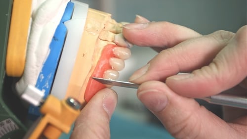 Crafting Dentures in a Dental Laboratory