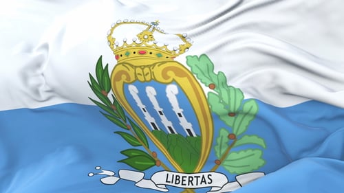 Flagge von San Marino weht