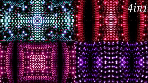 Bright Abstraction - VJ Loop Pack (4in1)