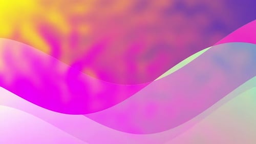 Vibrant Fluid Abstract Wave Motion Background