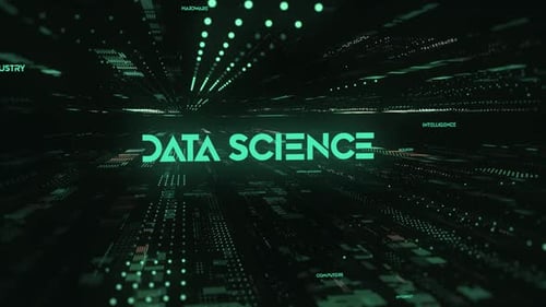 Sci Fi Digital Data Word Data Science