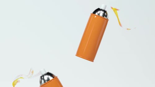 Dynamic Fluid Abstract Particle Spray Reveal