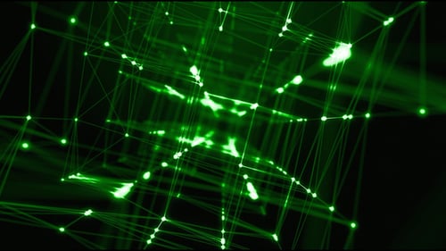 Science Background Green