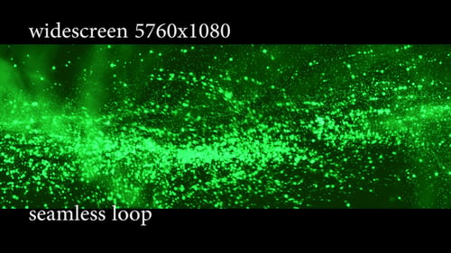 Green Festive Scene Widescreen